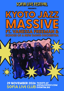 29/11/2026 29/11/2026 : Kyoto Jazz Massive ft. Vanessa Freeman & Echoes Of A New Dawn Orchestra